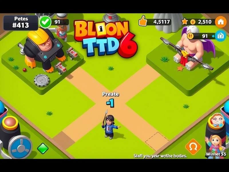 Bloons TD 6 advanced tower synergy chart showing damage types and optimal combinations