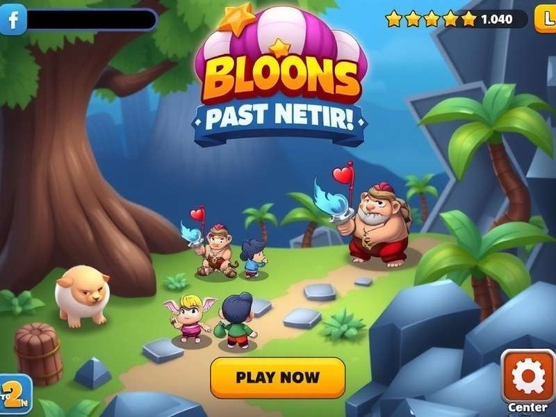 Bloons TD 6 free gameplay on mobile device showing advanced towers