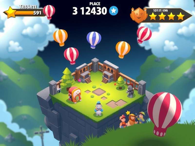 Bloons TD 6 Tewtiy gameplay screenshot showing monkeys and bloons