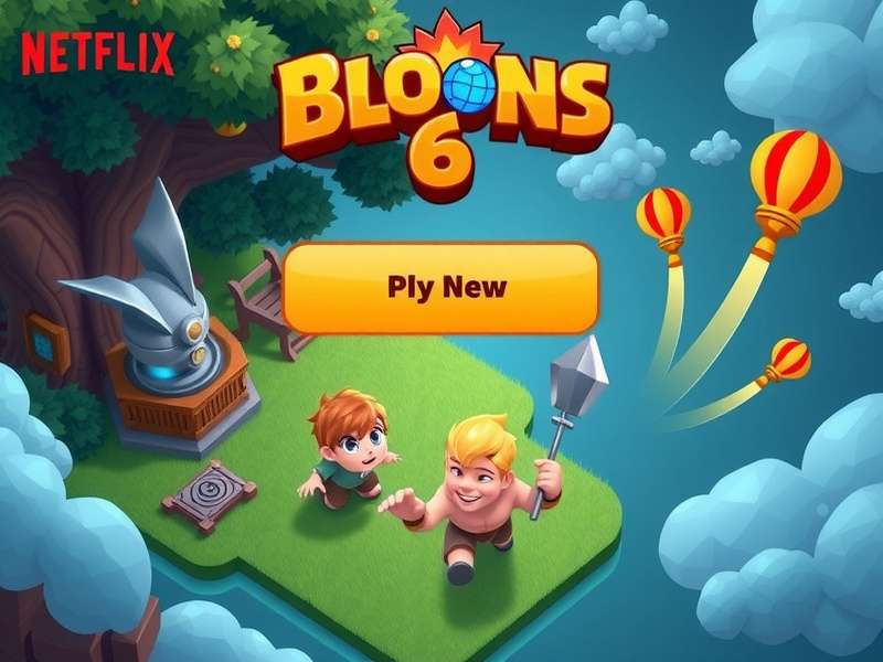 Bloons TD 6 Netflix Crossplay Interface on Mobile and PC