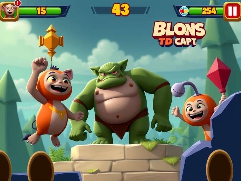 Collage of all Bloons TD 6 Bosses: Bloonarius, Lych, Vortex, and Dreadbloon in action