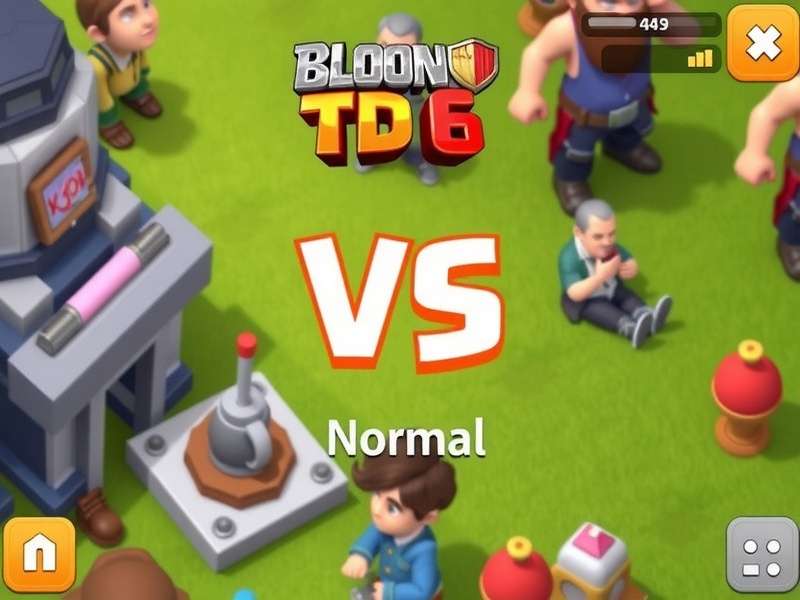Side-by-side comparison of Bloons TD 6 gameplay on mobile and tablet