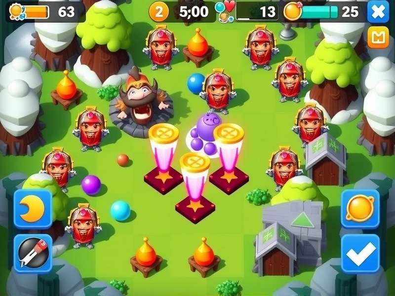 Gameplay screenshot showing infinite money in Bloons TD 6 mod