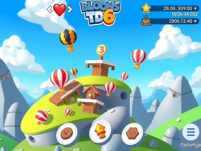 Bloons TD 6 mod apk with infinite money and XP interface