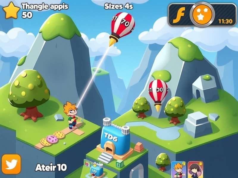 Bloons TD 6 gameplay screenshot showing monkeys popping bloons