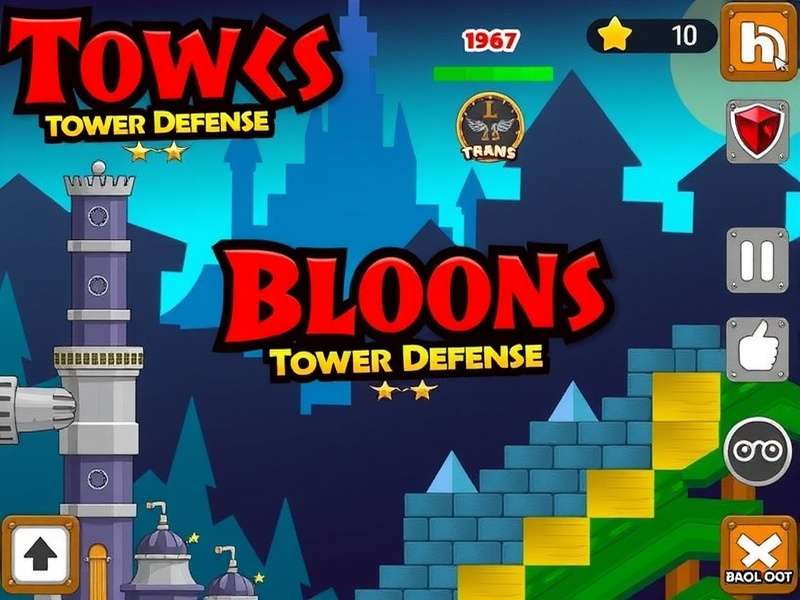 Bloons TD 6 gameplay screenshot showing monkeys battling bloons