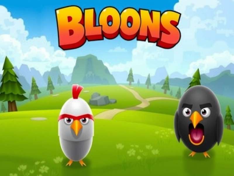 Bloons TD 6 gameplay on an Android smartphone showing colorful towers and bloons