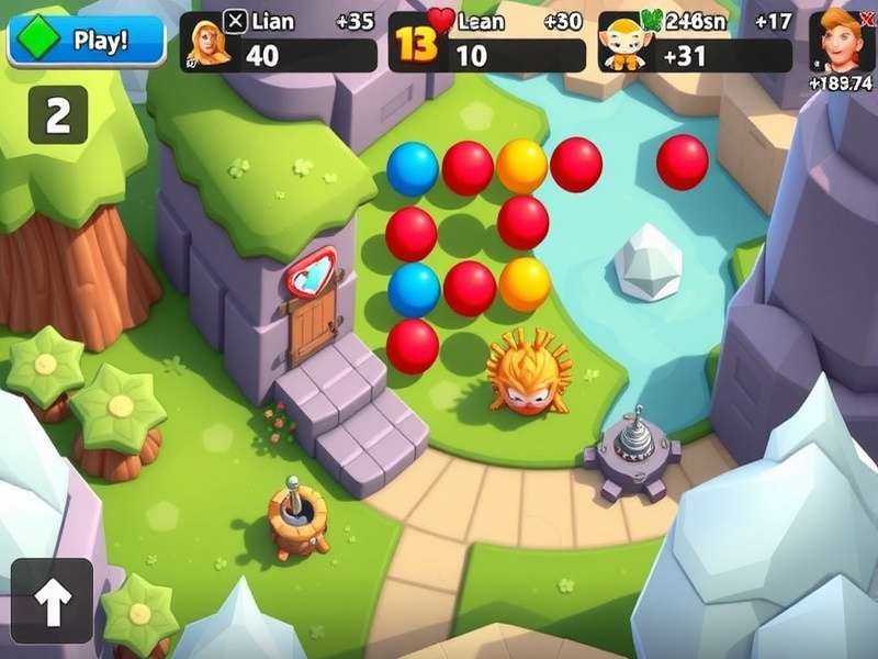 Bloons TD 6 gameplay showing monkeys defending against bloons