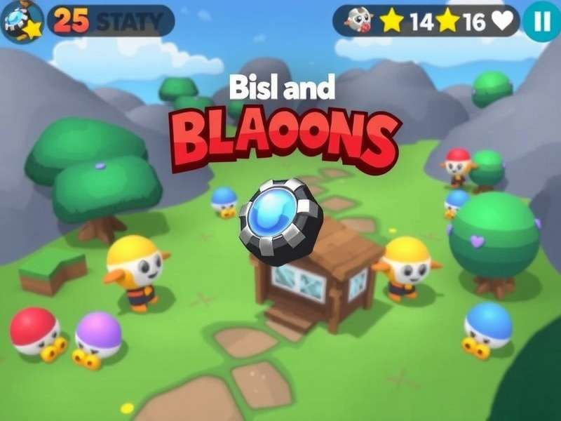 Bloons TD 6 gameplay screenshot showing advanced tower setup with Reddit logo overlay