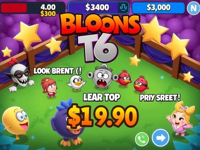 Gameplay screenshot of Bloons TD 6 Netflix version on a smartphone