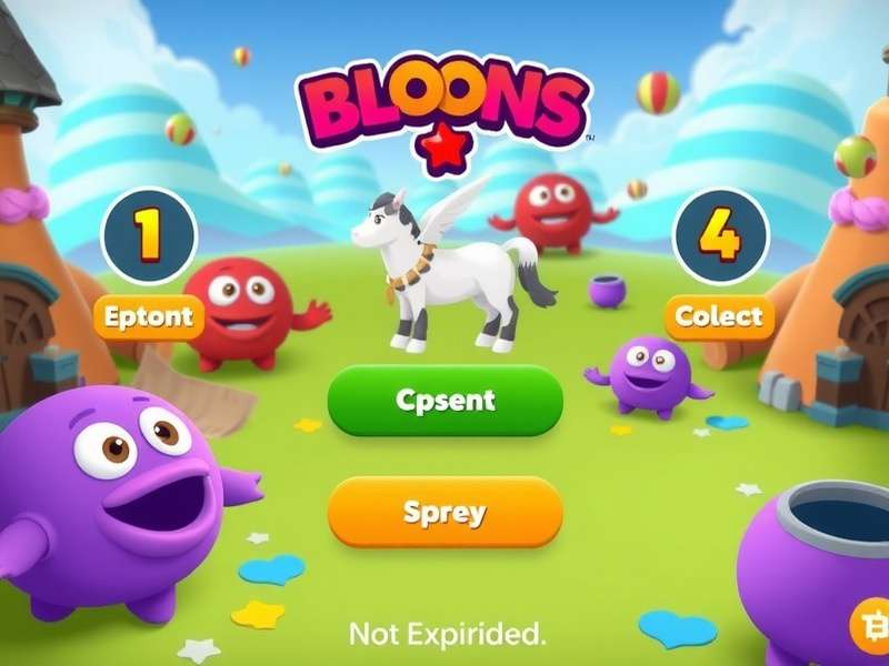 Bloons TD 6 Gameplay with Redeem Codes Interface