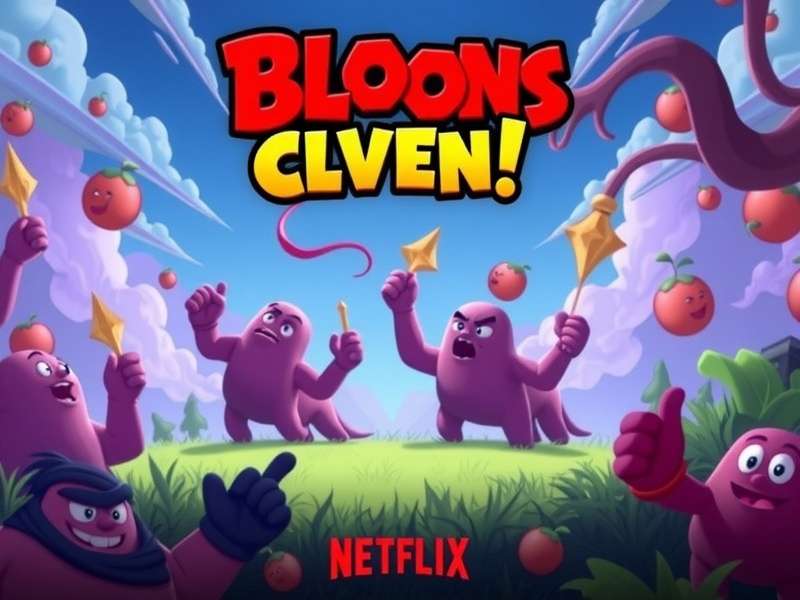 Bloons TD 6 gameplay screenshot showing monkeys and bloons