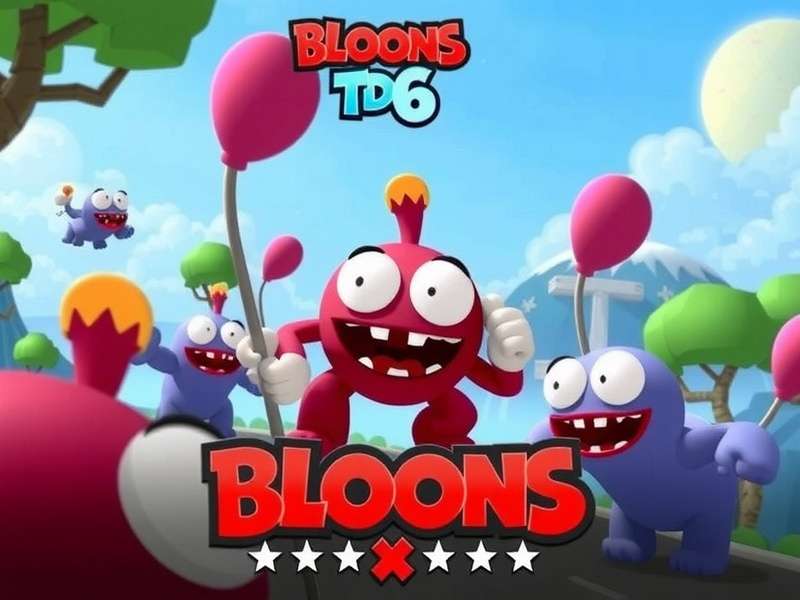 Bloons TD 6 free download PC Steamunlocked - hero banner showing game characters and towers