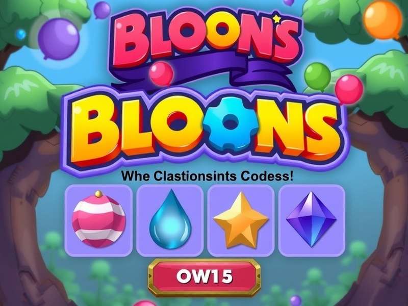 Bloons TD 6 October 2025 active promo codes showcase with monkeys and balloons