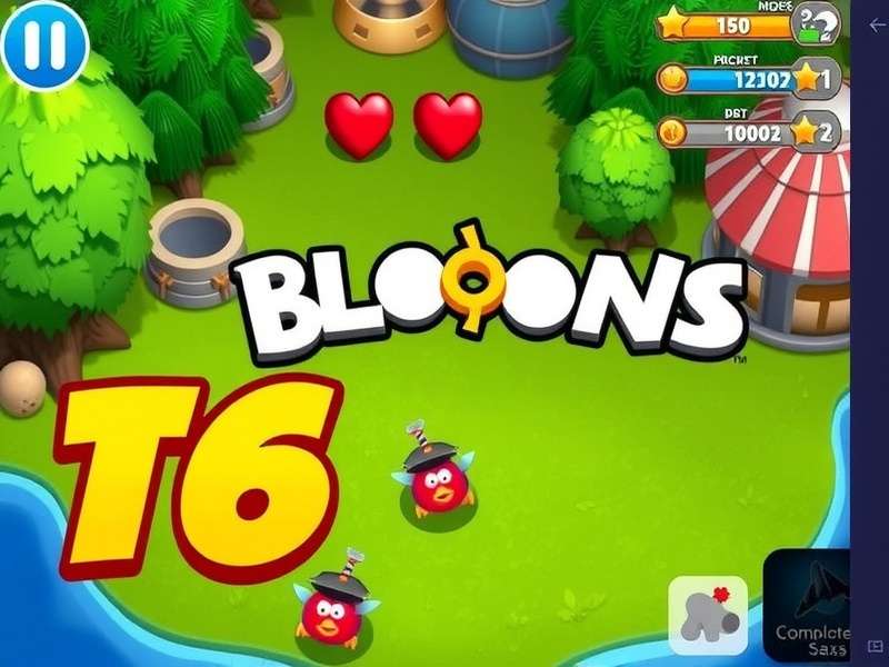 Bloons TD 6 PC 2025 free download hero image showing monkey towers and balloons