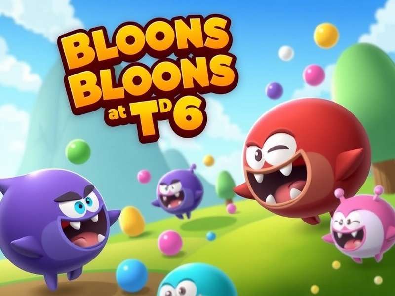 Bloons TD 6 gameplay on Windows 10 showing monkeys popping bloons