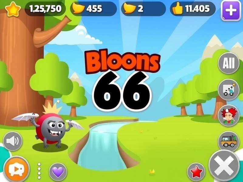 Bloons TD 6 APK Android banner showing colourful Bloons characters and action gameplay