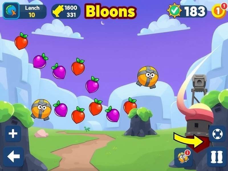 Bloons TD 6 APK Hacked banner showing unlimited money and all heroes unlocked for Indian gamers