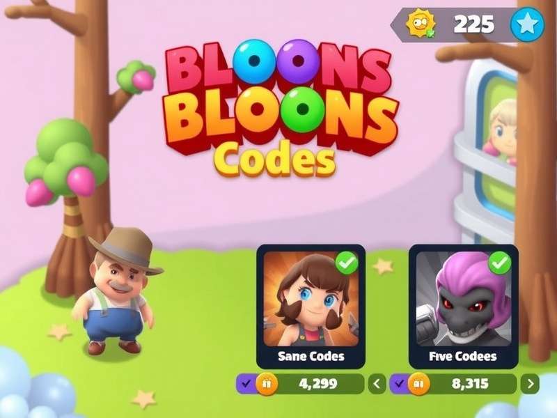Bloons TD 6 November 2025 active codes showcase with Monkey Money and rewards